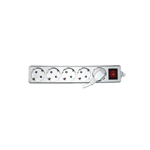 Разклонител 5 гнезда с кабел 3.0m х1.5mm2 с ключMK, (35929347)
