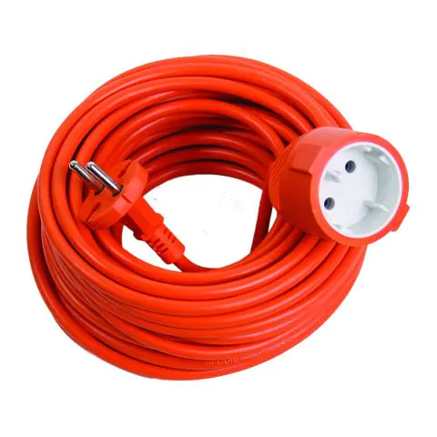 Удължител оранжев 10m 2x1mm2 MK, (35929350)