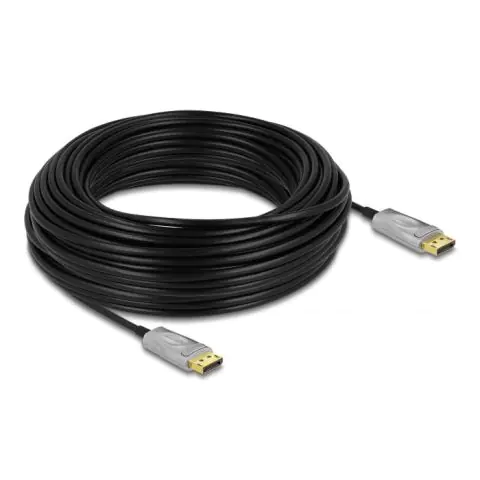 Оптичен кабел Delock, Активен, DisplayPort 1.4, 8K, 30 m, (35937962)