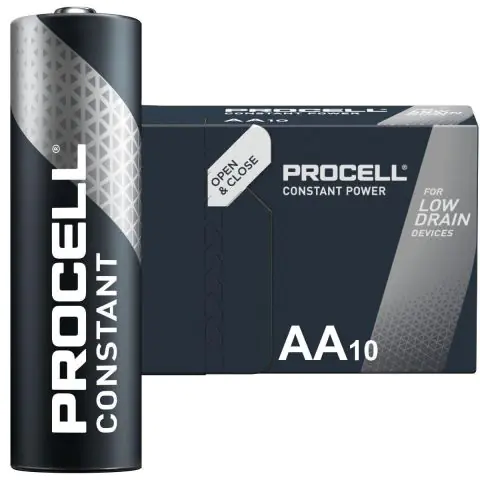 Алкална батерия LR6 1,5V AA 10pk опаковка CONSTANT MN1500 PROCELL, (35937345)