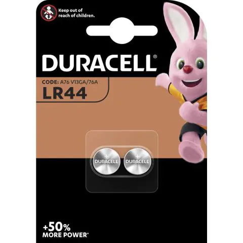 Батерия алкална LR44 AG13 2pk блистер 1,55V DURACELL, (35937703)