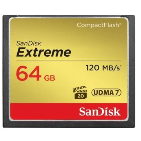 Карта памет SANDISK Extreme® CompactFlash® Memory Card 64Gb, (35932664)