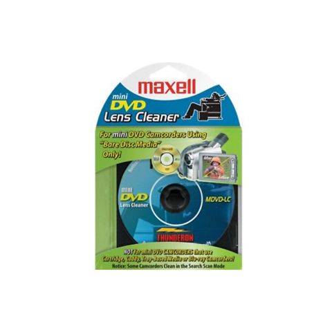 DVD-R Camcorder mini 8 см/ почистващ диск MAXELL /за камери/ blister 1 бр. в PVC case, (35933103)