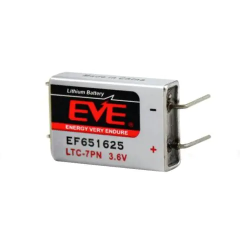 Литиево тионилхлоридна батерия LTC-7PN EP651625 industrial 3,6V 750mAh EVE BATTERY, (35934458)