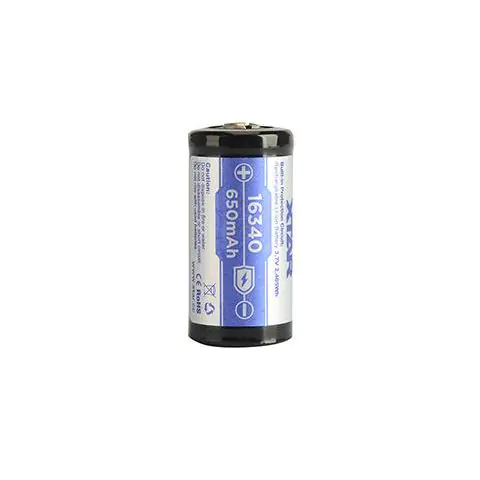 Акумулаторна батерия CR-123, LiIon, 3.7V, 16340, 650mAh, XTAR, (35935721)