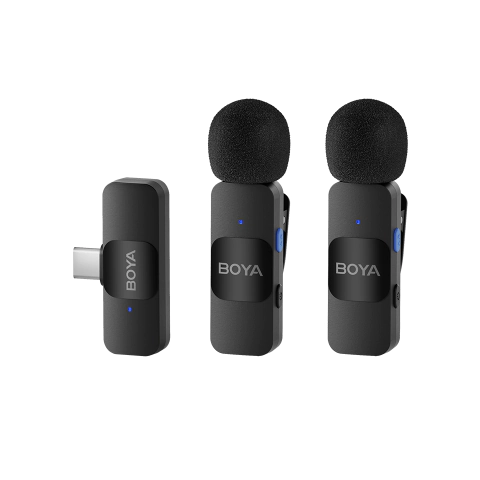 Безжична микрофонна система BOYA BY-V20 за Ревер, USB-C, (35935914)