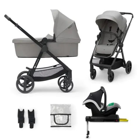 Kinderkraft NEWLY бебешка количка 4в1 MOONLIGHT GREY, (35943776)