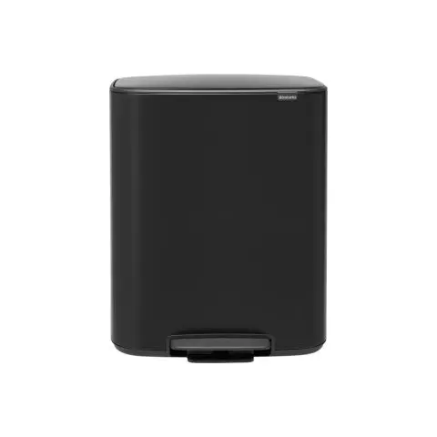 Кош за смет Brabantia Bo Pedal 2x30L, Matt Black, (35941848)