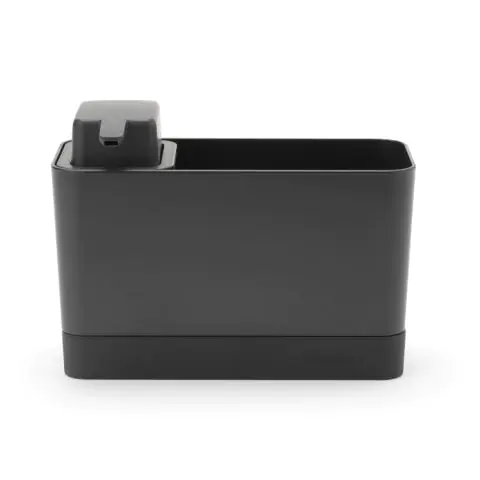 Органайзер за мивка с дозатор за течен сапун Brabantia SinkSide Dark Grey, (35941921)