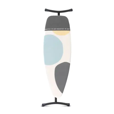 Маса за гладене Brabantia D 135x45cm с топлоустойчива зона за ютия, Spring Bubbles, (35941950)