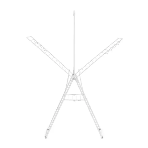 Сушилник за дрехи Brabantia Hangon 25m с допълнителен прът, Fresh White, (35942091)