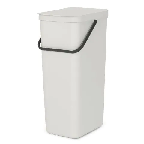 Кош за смет за разделно събиране Brabantia Sort&Go 40L, Light Grey, (35942439)