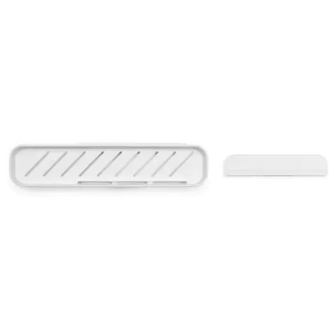 Рафт за душ с приставка за почистване Brabantia MindSet Mineral Fresh White, (35942535)
