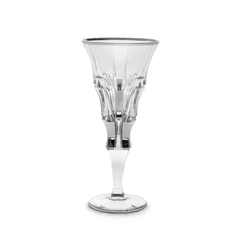 Чаша за вино Bohemia 1845 Cascade Platinum 240ml, 6 броя, (35942544)