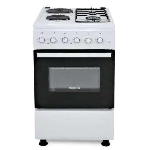 Голяма готварска печка Muhler ELC-500G, 2Г+2Е, (35945092)