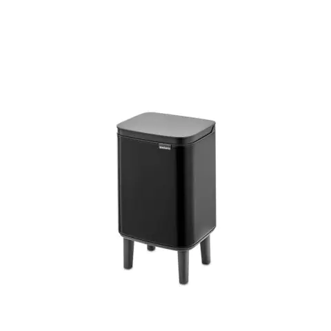 Кош за смет Brabantia Bo Small Hi 4L, Matt Black, (35942778)