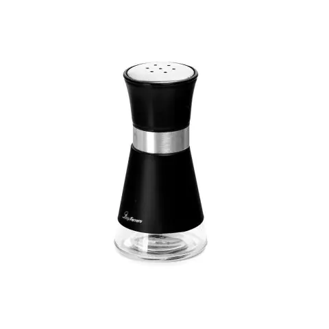 Солница Luigi Ferrero Hanna FR-1401B Ø6.5xH11cm, черна, (35942990)