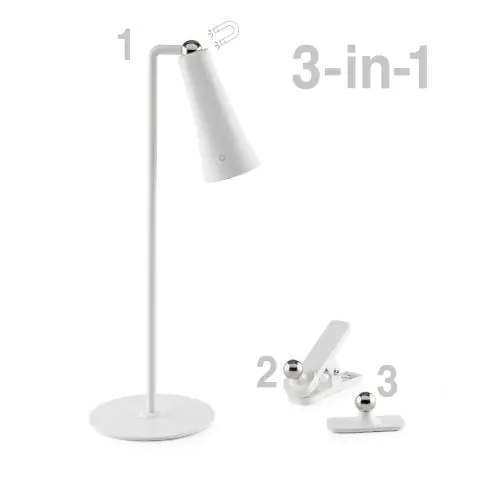 LED магнитна лампа Flexy, 3v1, 3W, 4000K, Бяла, (35942997)