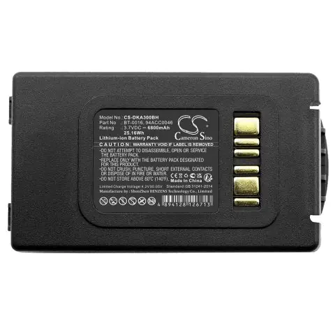 Батерия за баркод скенер Datalogic Skorpio X3 X4 BT-0016 LiIon 3.7V 6800mAh Cameron Sino, (35938214)