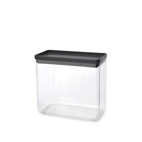 Кутия за съхранение на продукти Brabantia Tasty+ Stackable 3.5L, Dark Grey, (35943337)