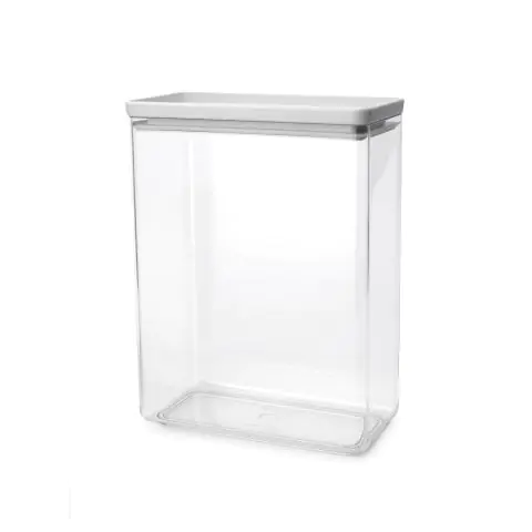 Кутия за съхранение на продукти Brabantia Tasty+ Stackable 5.4L, Light Grey, (35943340)