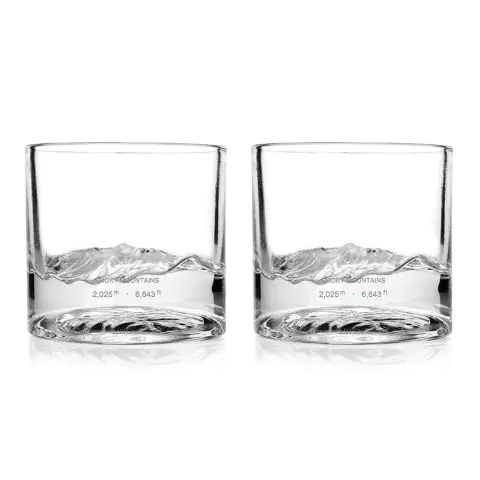 Комплект чаши за уиски LIITON Smoky Mountain 230ml 2 броя, (35944869)