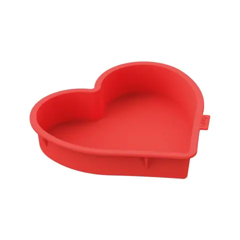 Форма за печене Lekue 24.2x22.9xH4.4cm, силиконова, за блат-сърце, (35946937)