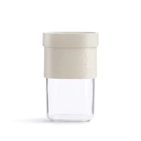 Буркан за съхранение с допълнителна приставка Lekue Beige, 600-850ml, (35947249)