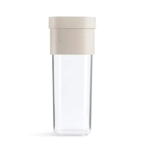 Буркан за съхранение с допълнителна приставка Lekue Beige, 1.35-1.6L, (35946972)