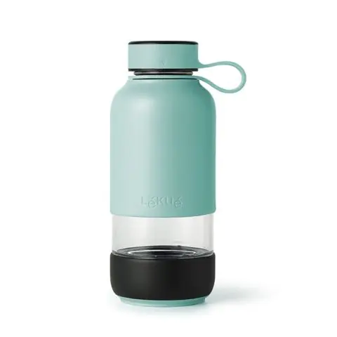 Бутилка с вграден филтър Lekue On The Go Turquoise 500ml, (35946980)