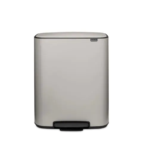 Кош за смет Brabantia Bo Pedal 60L, Soft Grey (35948224)