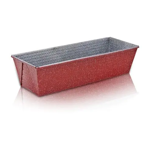 Форма за печене на хляб и козунак Voltz V51223RF, 30.5 см, Мраморно покритие, Червен, (55551223RF)