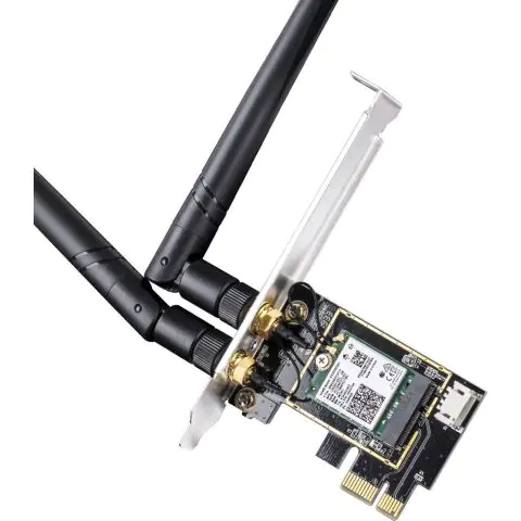 Мрежова карта Cudy WE3000, WiFi 6, PCIe, 2.4/5 GHz, 574 - 2402 Mbps, (35936189)