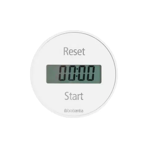 Таймер кухненски Brabantia White, дигитален, с магнит, (35940705)