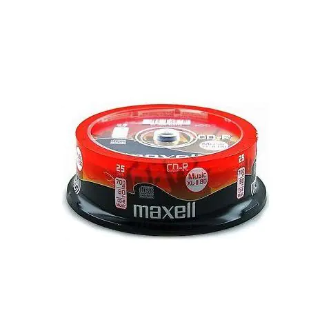 CD-R Music XL-II MAXELL, 700MB, 80 min, 25 бр, (35932763)