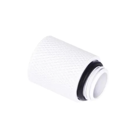 Удължител Alphacool Eiszapfen, 20 mm, G1/4 вънжна към G1/4 вътрешна резба, Бял, (35936424)