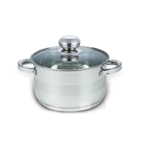 Тенджера с капак SAPIR SP 1210 GI24, 6.5 литра, 24x14.5 см, Многослойно дъно, Индукция, Инокс, (18202)