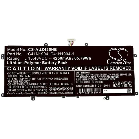 Батерия за лаптоп ASUS ZenBook 13 UX325EA-AH77 C41N1904 LiPo 15,48 V 4250mAh CAMERON SINO, (35939760)