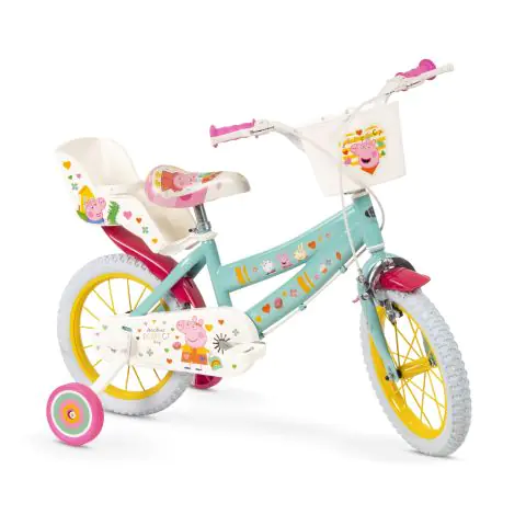 Детски велосипед Toimsa 14 инч. Peppa Pig зелено 1498, (35945915)