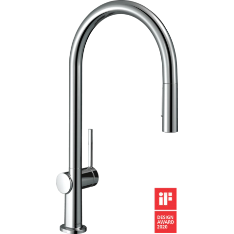 Смесител за кухня hansgrohe Talis M54-H210, pull-out spray, 2jet,, (21977)