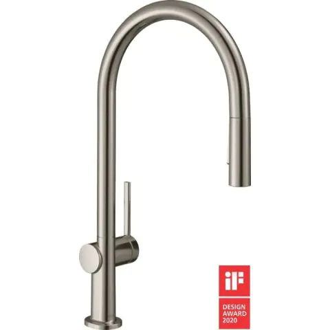 Смесител за кухня hansgrohe MS54-H210, 2jet, pull-out spray, sBox, (21980)