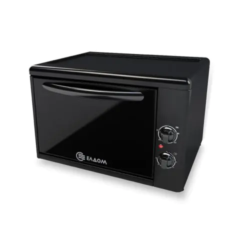 Мини фурна Елдом 204VN, 38 L, 2700W, Закрит долен нагревател, Черен, (13283)