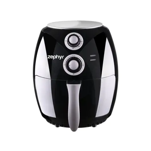 Фритюрник с горещ въздух ZEPHYR ZP 1980 AI, 1600W, 2.6 литра, до 200°C, Таймер, Черен, (18278)