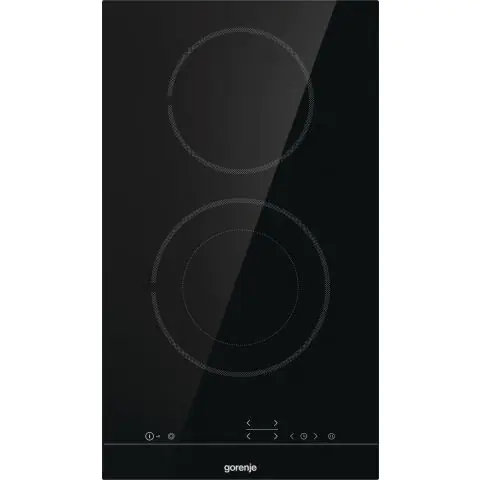 Стъклокерамичен готварски плот Gorenje ECT322BSC, 2900W, за вграждане, черен, (13536)