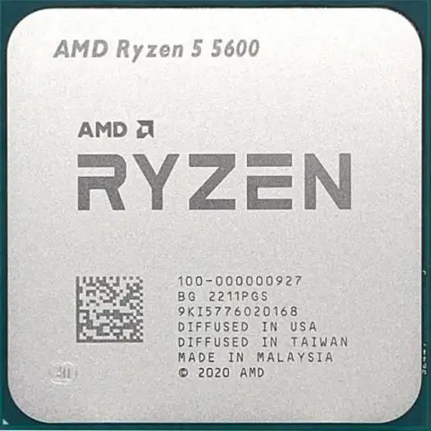 Процесор AMD Ryzen 5 5600, AM4 Socket, 6 Cores, 3.5GHz, 35MB Cache, 65W, Tray, (35937569)
