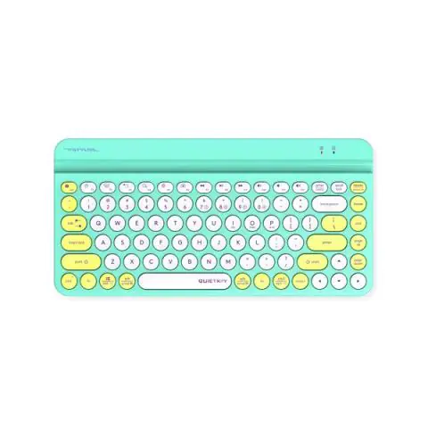 Безжична клавиатура A4tech Fstyler FBK30, Bluetooth, 2.4G, Стойка за телефон, Кирилизирана, Авокадо, (35937748)
