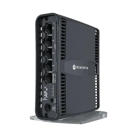 Рутер MikroTik hAP ax2 C52iG-5HaxD2HaxD-TC, 2.4/5GHz, Eternet LAN, Черен, (35935670)