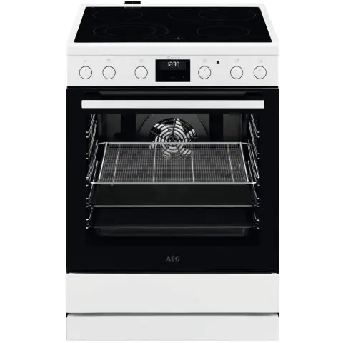 Готварска печка с керамичен плот AEG CCB6440CBW, (35931194)