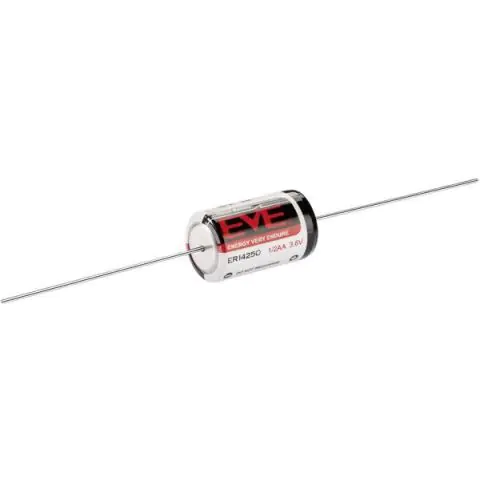 Литиево тионилхлоридна батерия EVE 3.6 V 1/2AA ER14250 /AX/ с накрайници жички EVE BATTERY, (35934446)