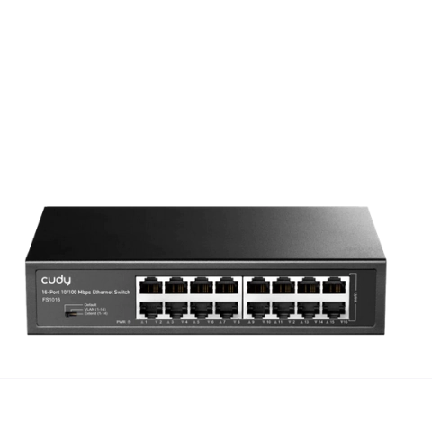 Суич Cudy FS1016, 16 портов, 10/100Mbps, Metal Switch, (35939487)